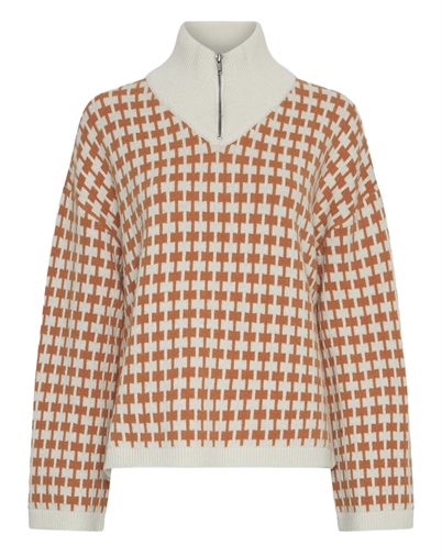 MSCH - MSCHAmaria Zip Pullover - Egret/C Spice